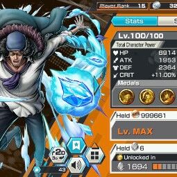 BR404-IOS+Android-3 Ex Meta Max(Sabo+Kuzan+Zoro)+414 Frag+Good Medal+Koby Max+New Nami Max+Garp Max+Jabra+Egghead Zoro+Kaku+Oden+Pacifista+Dorry+Sanji+Lilith 3
